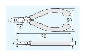 ENGINEER spring-loaded handles provide smooth cutting during repetitive jobs.