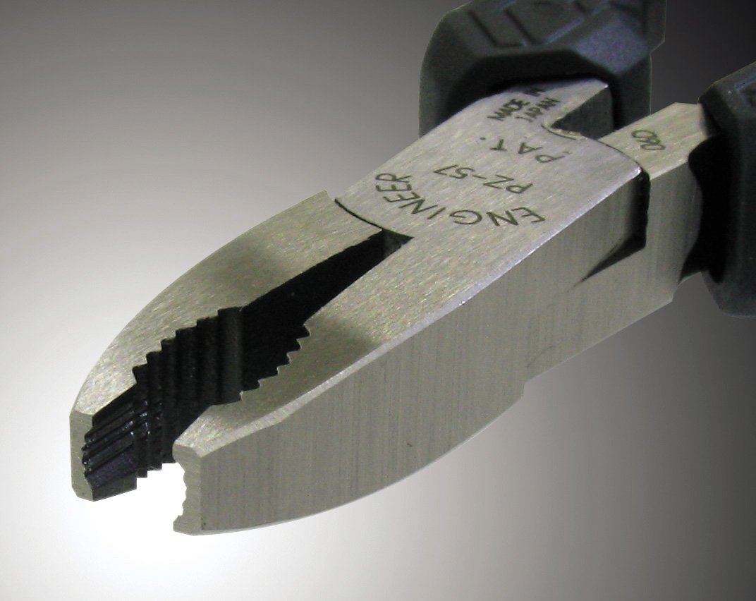 ENGINEER M2 pliers with ESD-safe handles for electronics work.