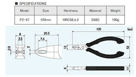 Non-slip serrated jaws provide a secure grip on stubborn screws.