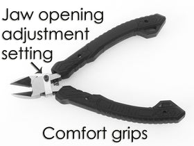 ENGINEER nippers with hardened steel edges deliver durable, razor-like cuts.