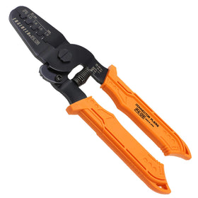 ENGINEER PA-09 precision crimping pliers close-up for micro connector accuracy.