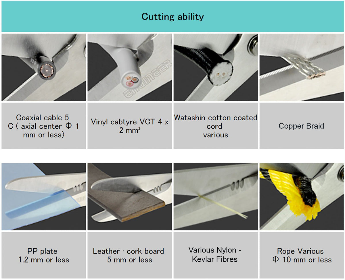 ENGINEER PH-57 overall length 210mm with thick 3mm blades.