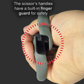 ENGINEER PH-57 anti-slip serrations on blades for stable cutting.