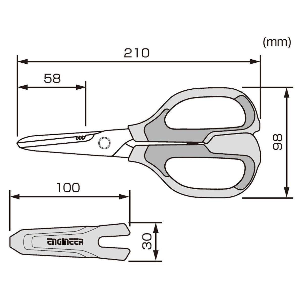 ENGINEER PH-57 protective cap included for safe transport.