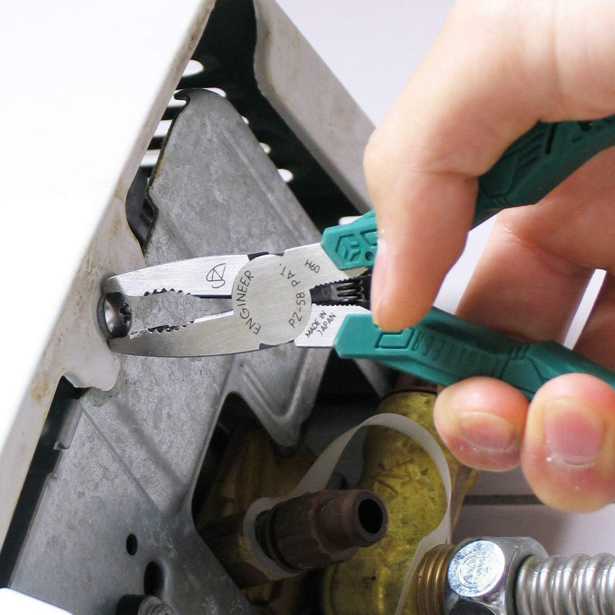 ENGINEER PZ-58 side-cutter-capacity display built-in cutter for copper and steel.
