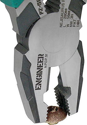 ENGINEER PZ-59 vertical serrated jaws securely grip damaged screws