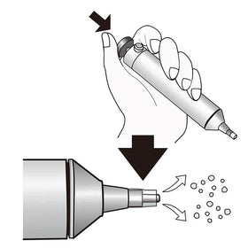 ENGINEER SS-03 includes two spare silicone tubes SS-16 and SS-17 for fresh nozzles.