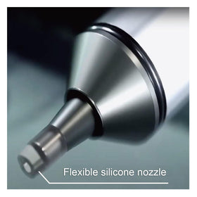 ENGINEER SS-03 silicone nozzle detail enabling closer tip contact for efficient removal.