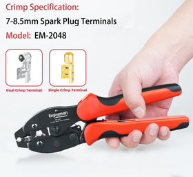 Engineman EM-2048 tool shows durable steel frame for reliable connections.