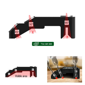 ENGYNC non-slip feet keep the jig steady while drilling