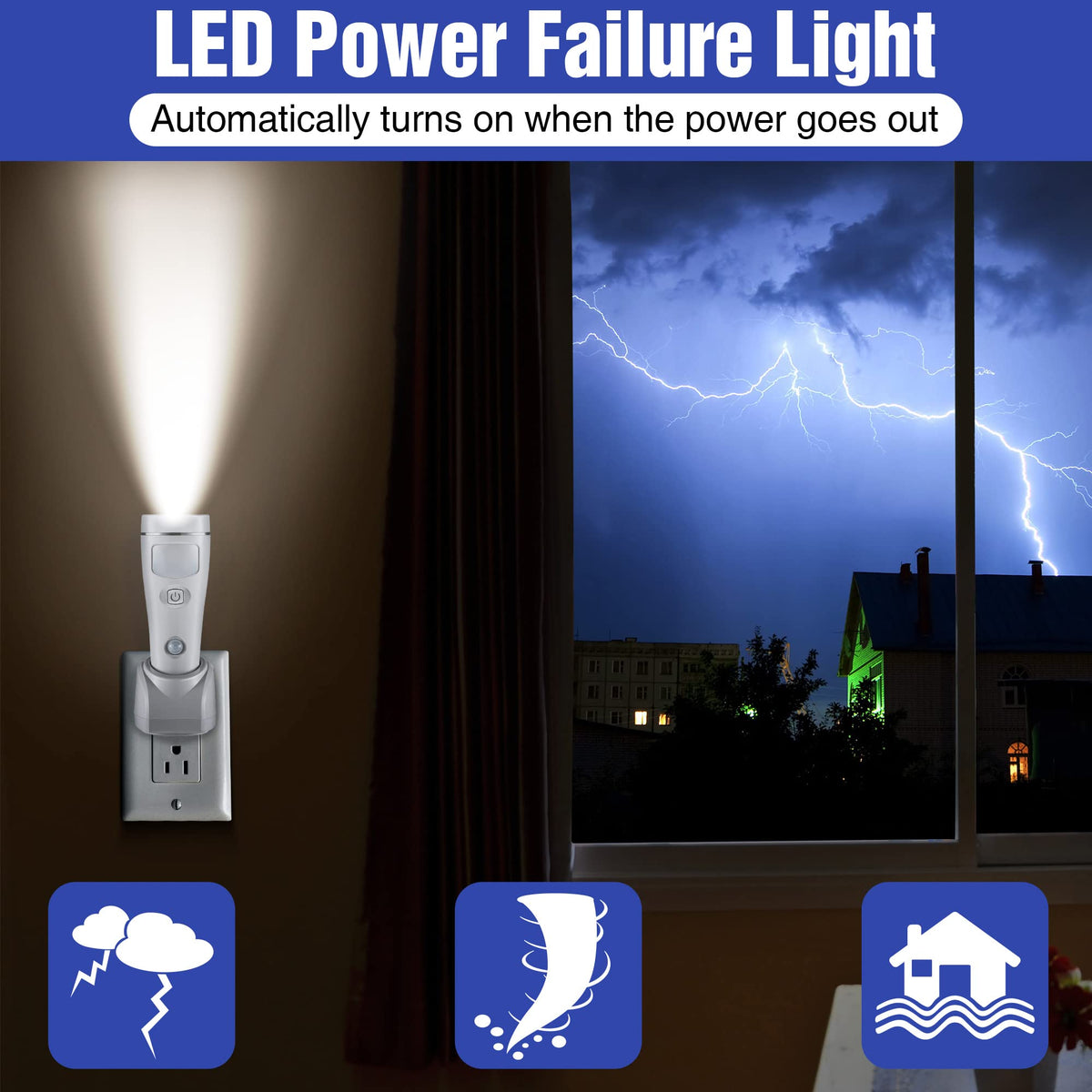 Enhon motion sensor nightlight detects movement and illuminates dark corridors safely.