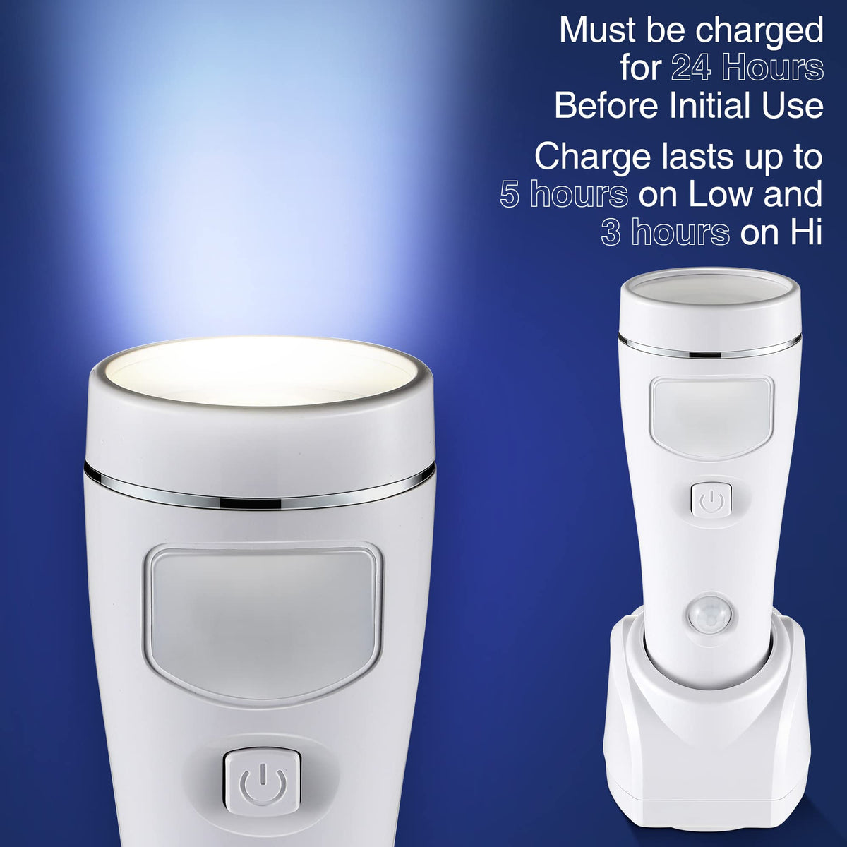 Enhon wall light suitable for closets, bedrooms, and hallways during outages.