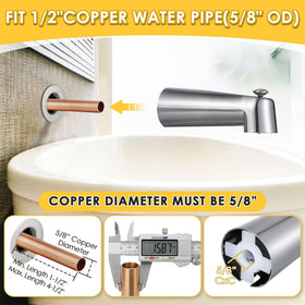 Enhon 7-inch spout extends flow to minimize interruptions.