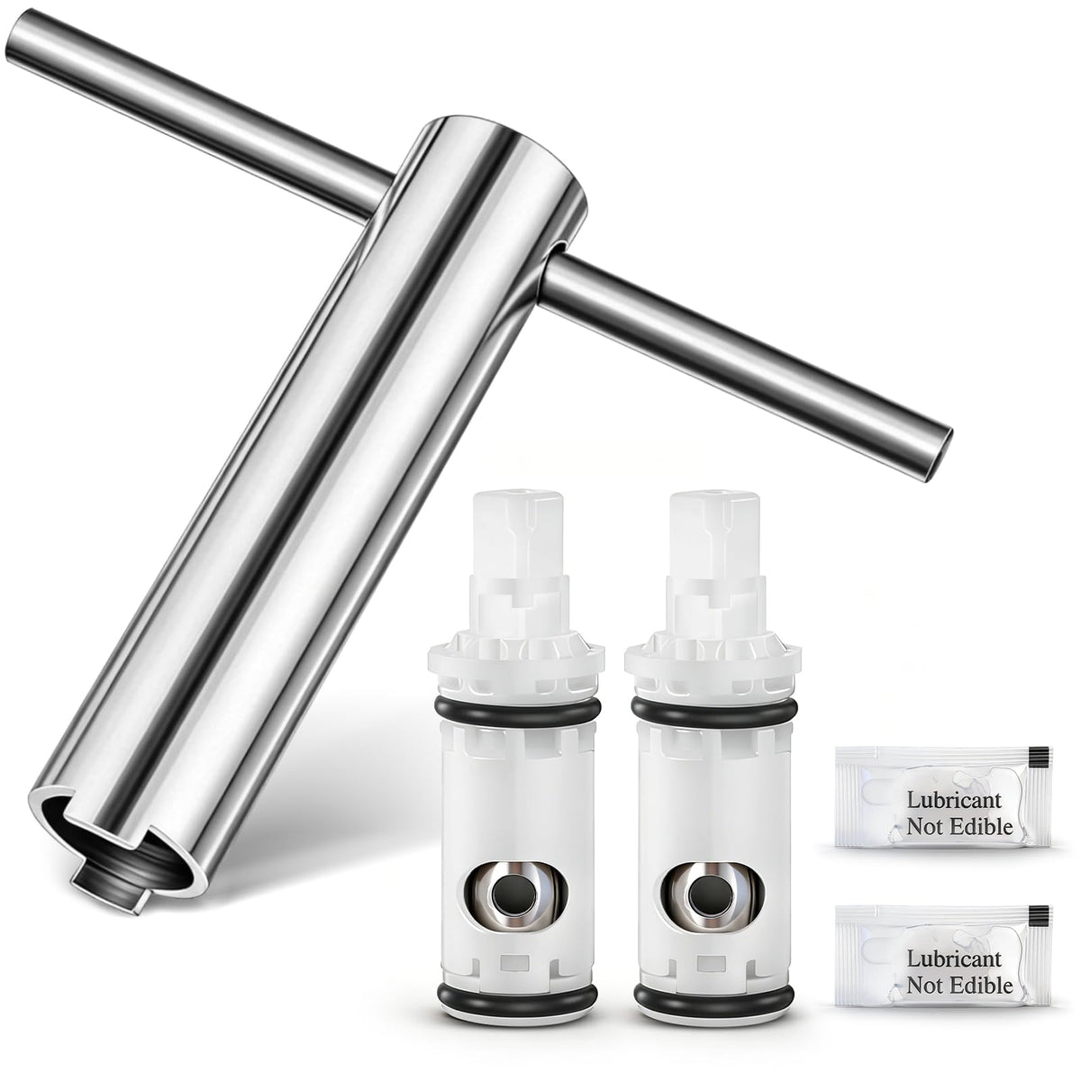 Enhon faucet cartridge kit for Moen 1224/14272 enables quick leak repair.