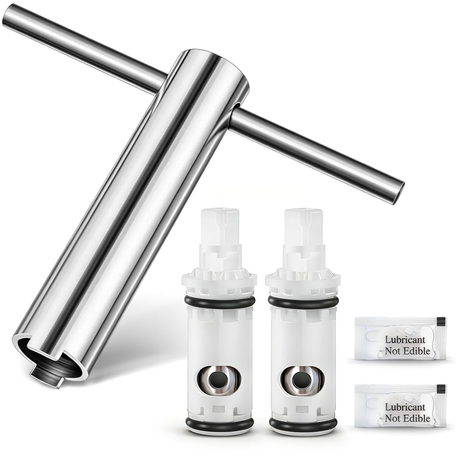 Enhon faucet cartridge kit for Moen 1224/14272 enables quick leak repair.