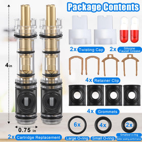 Enhon brass cartridge illustrates durability for long-lasting faucet performance