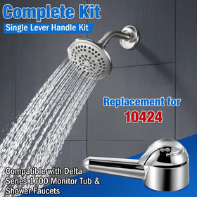 Enhon chrome shower faucet lever install kit ideal for quick upgrades