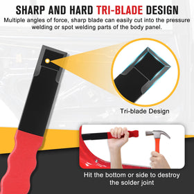 Enhon Spot Weld Chisel with upgraded easy grip handle reduces fatigue