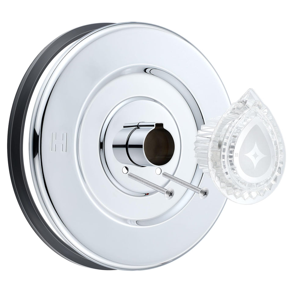 Enhon tub and shower trim kit in chrome finish for a stylish bathroom upgrade.