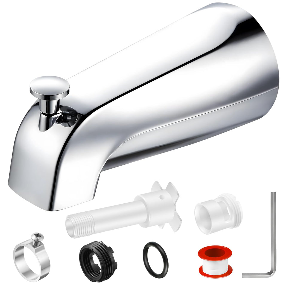 Enhon tub spout with universal copper fit for easy installation