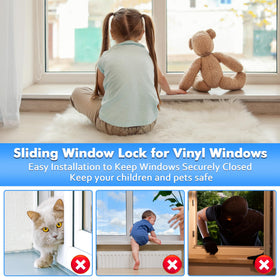 Enhon window locks complete package for vinyl frames