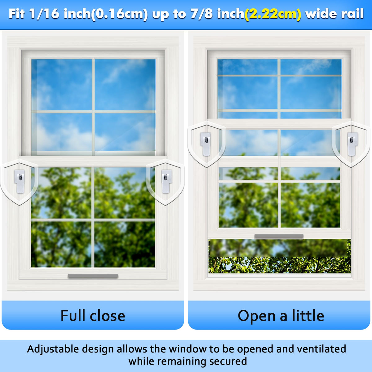Enhon window locks designed to withstand wind and rain