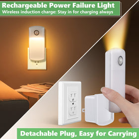 Enhon wireless inductive charging keeps night lights ready without exposed cords