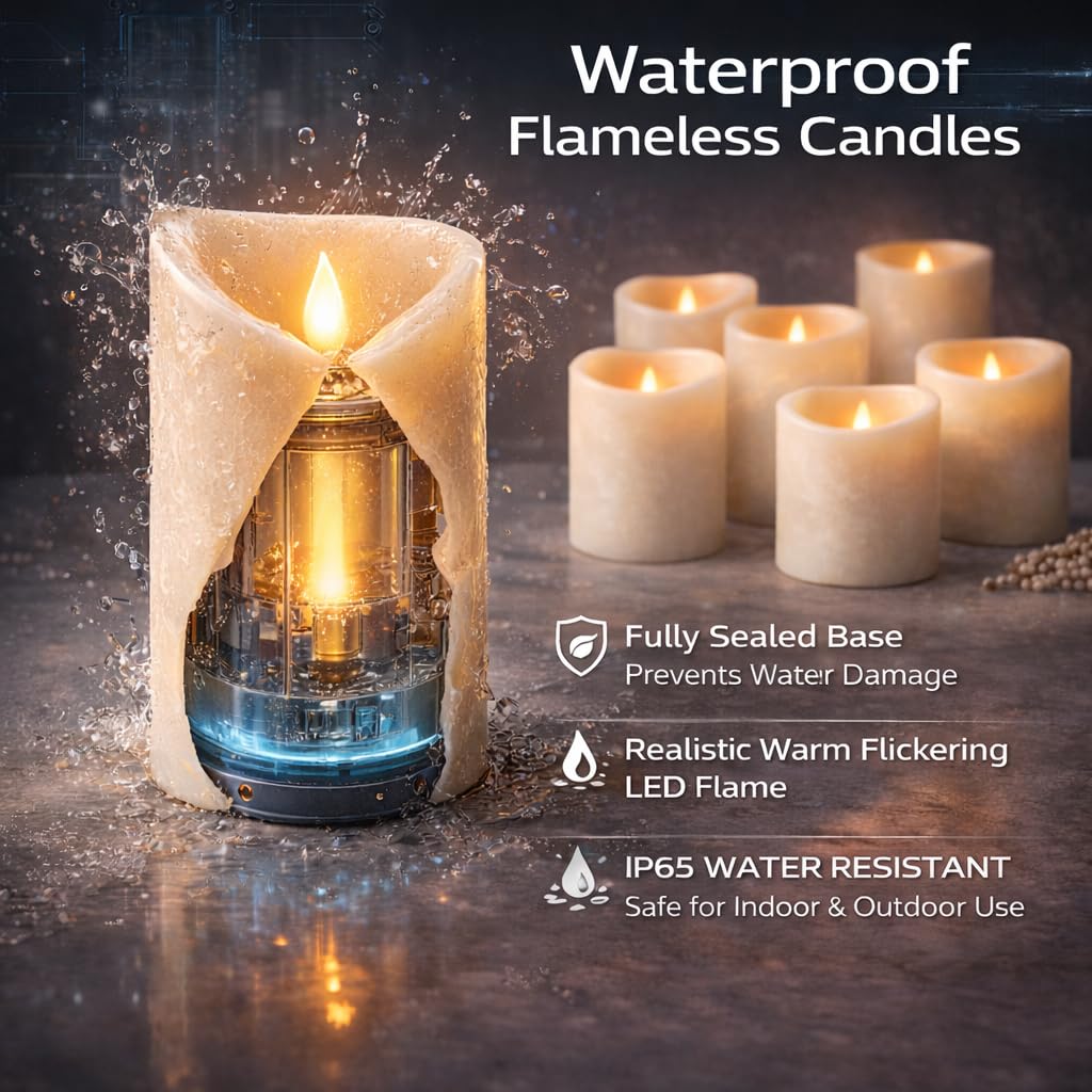 Enido candles lit on a dining table creating elegant ambiance