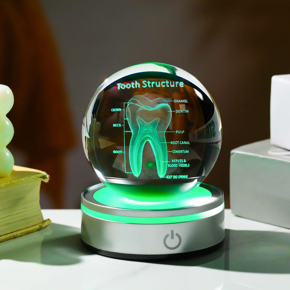 Enjinkail crystal ball packaging box presented as an elegant gift