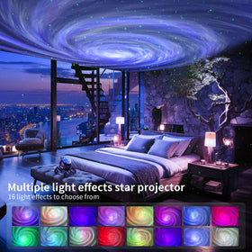ENOKIK Galaxy Projector ceiling projection delivering immersive starry skies.