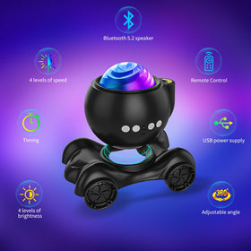 ENOKIK Galaxy Projector white noise sounds aiding calm and restful routines.