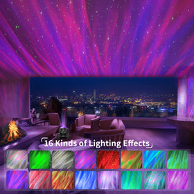 ENOKIK Northern Light Projector Bluetooth speaker mode delivers clear room-filling audio