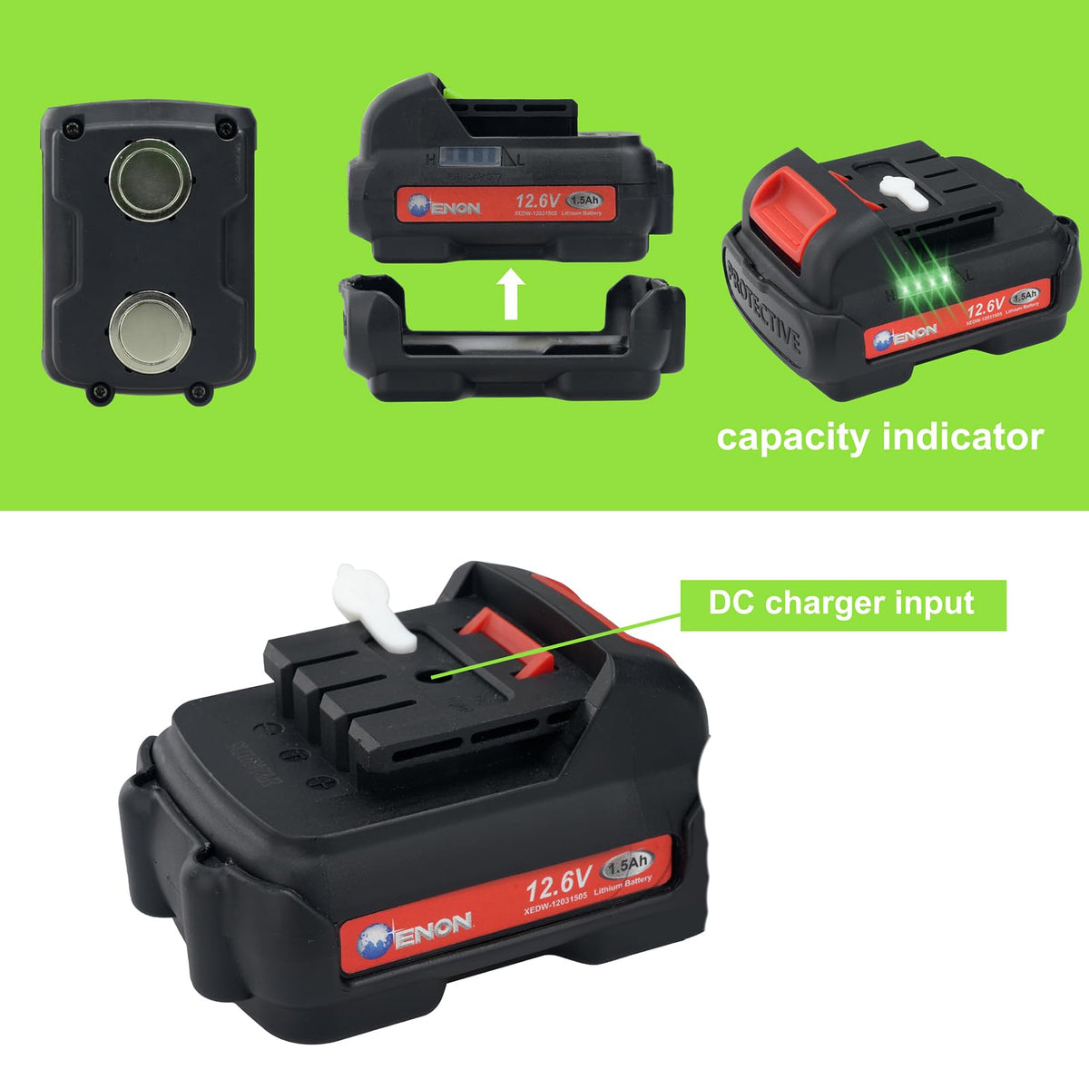  ENON ergonomic handle design reducing fatigue during use.