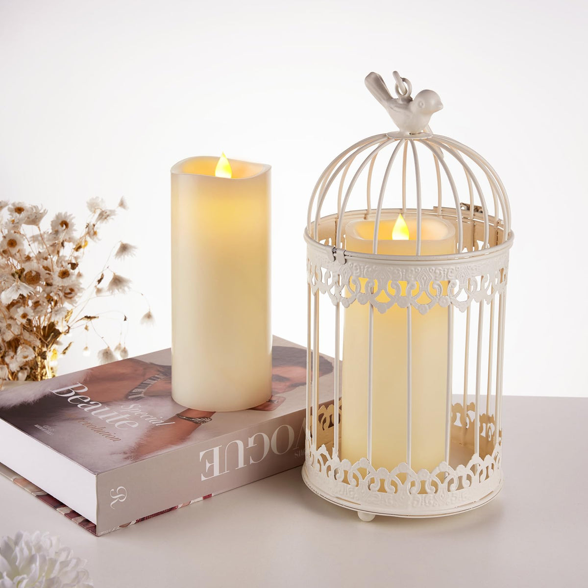 Safe flameless candles designed for homes with kids or pets