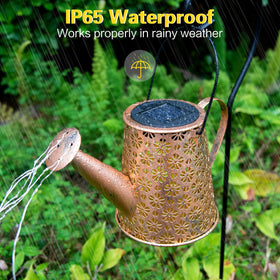 ENRIPRT easy-install shepherd hook helps place lights along borders or stepping stones.