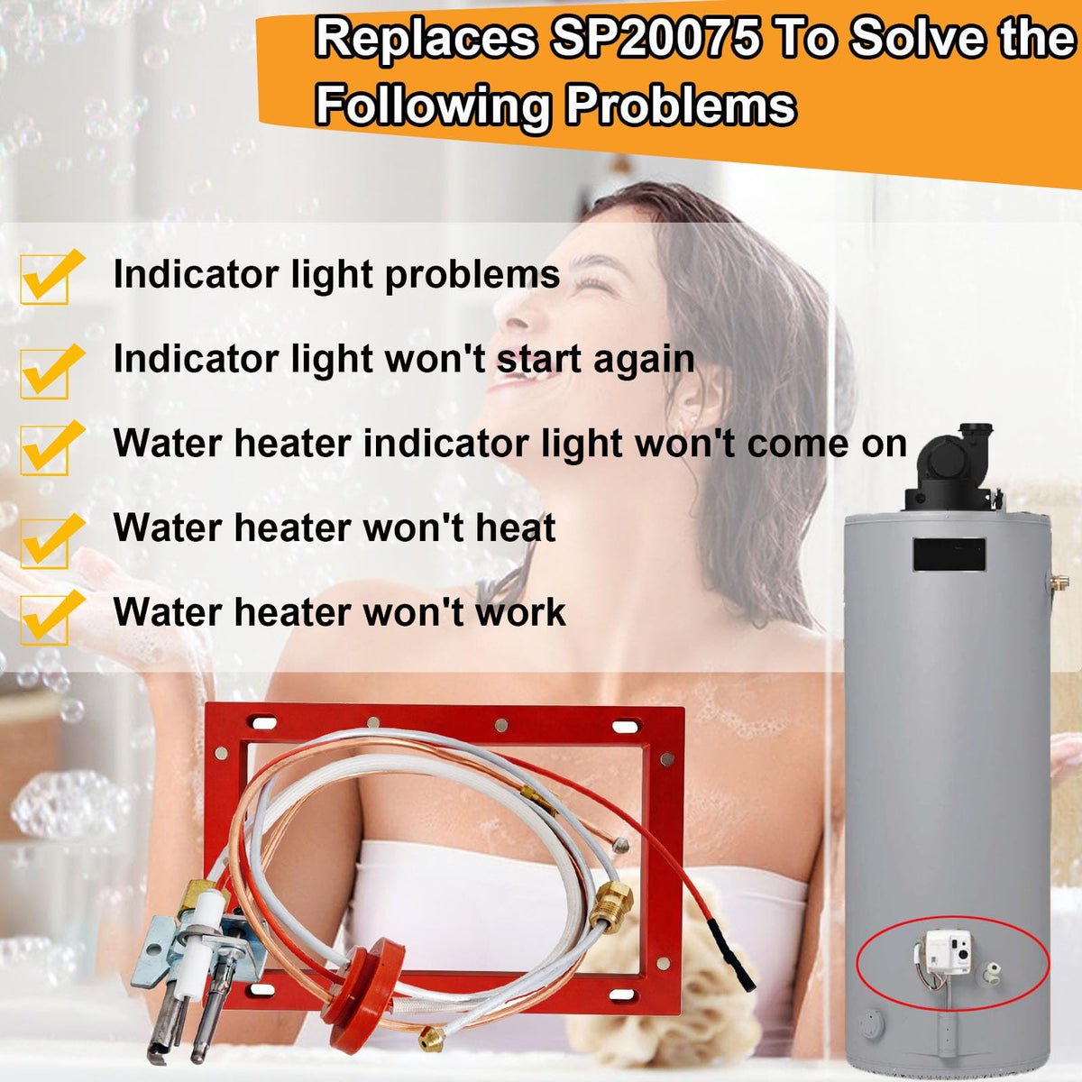Enruieer Rheem and GE compatible kit with easy installation steps