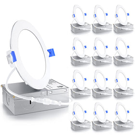 Ensenior 4-inch LED recessed light dimmable for flexible mood lighting in living spaces.