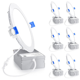 Ensenior 6-Pack 6-Inch recessed light front view for bright ceilings.