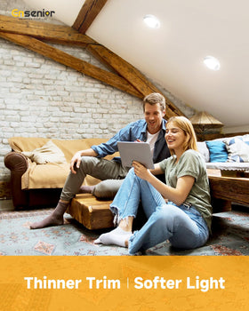 Ensenior ETL and FCC-certified downlight for safe, reliable operation