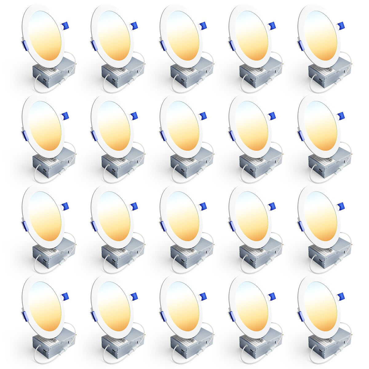 Ensenior 6 inch recessed light dimmable for living rooms