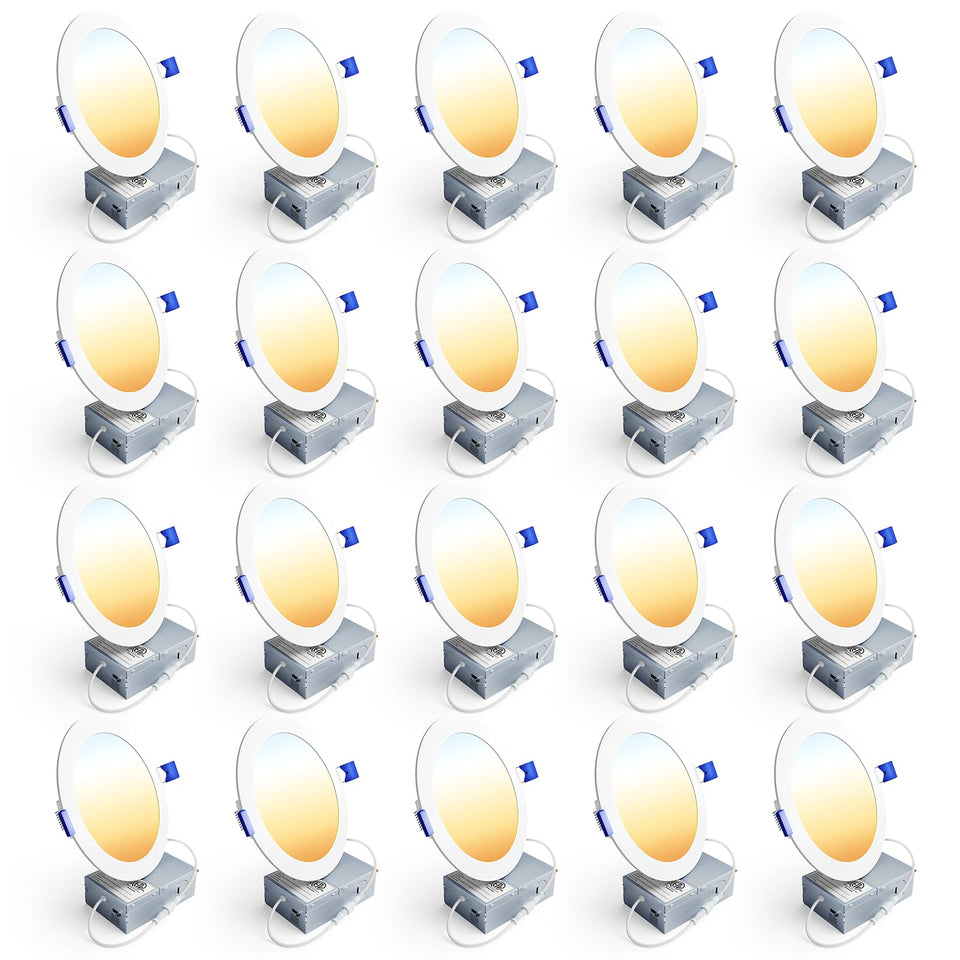 Ensenior 6 inch recessed light dimmable for living rooms