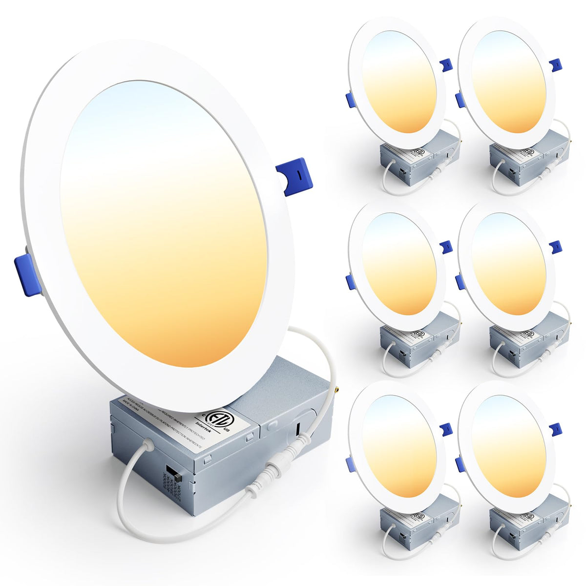 Ensenior 7-inch downlight high brightness for bright kitchen and living spaces.