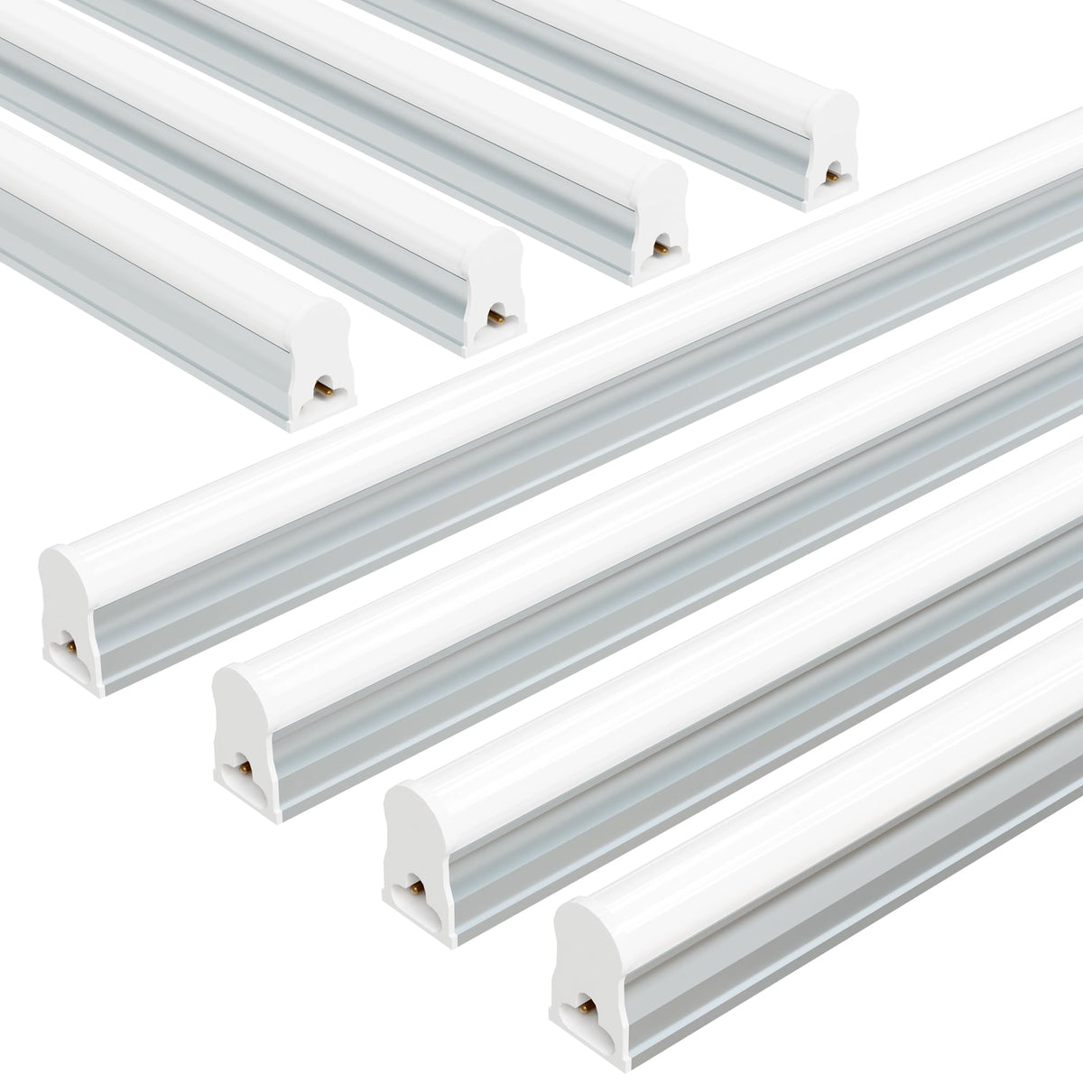 Ensenior 8-pack T5 LED shop light 4ft for bright, even workshop illumination.