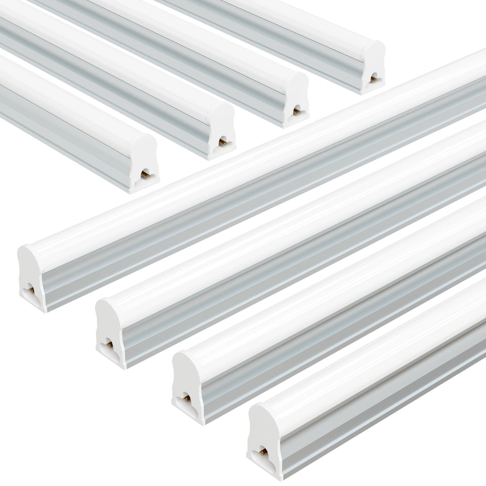 Ensenior 8-pack T5 LED shop light 4ft for bright, even workshop illumination.