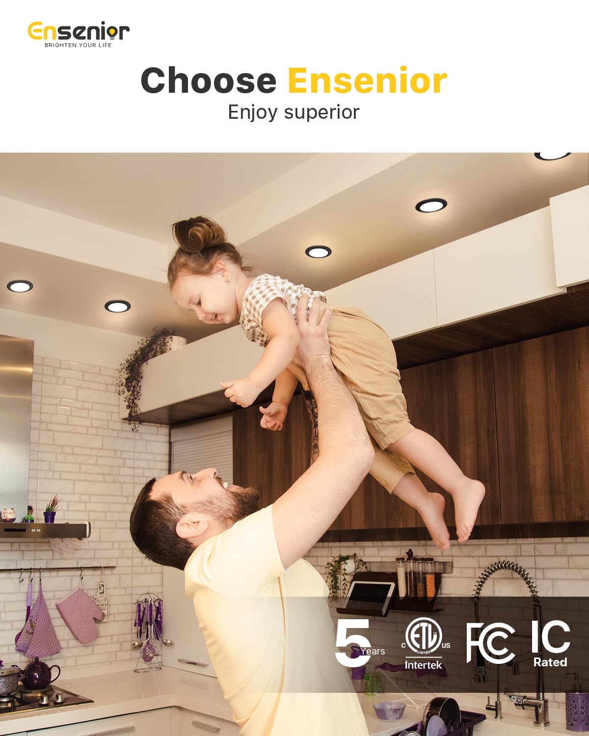 Ensenior canless wafer light installation for ultra-thin ceilings.
