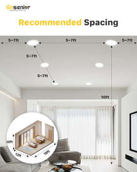 Ensenior damp-rated light suitable for bathrooms and kitchens.