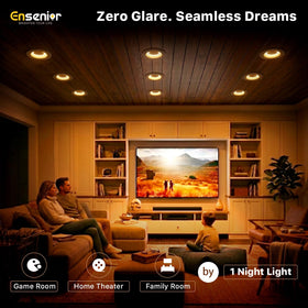 Ensenior downlight 5CCT switch for customizable color temperature.