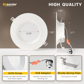 Ensenior FCC-listed retrofit light with reliable performance.