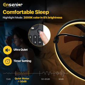 Ensenior dimmable LED light – 3 color temps for adaptable ambiance