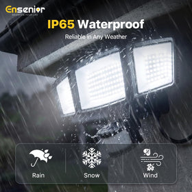 Ensenior remote control lets you adjust settings from afar for convenience.